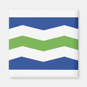 Flag of Burlington, Vermont Magnet
