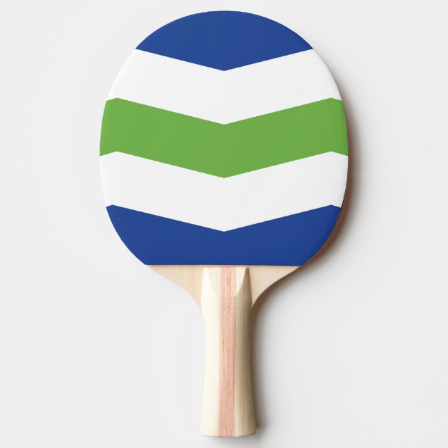 Flag of Burlington, Vermont Ping Pong Paddle (Front)