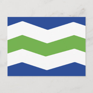 Flag of Burlington, Vermont Postcard