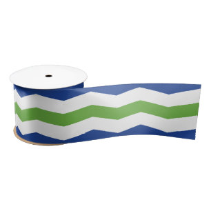 Flag of Burlington, Vermont Satin Ribbon