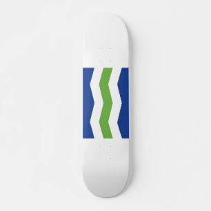 Flag of Burlington, Vermont Skateboard