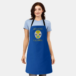 Flag of Calabria (Italy) Apron