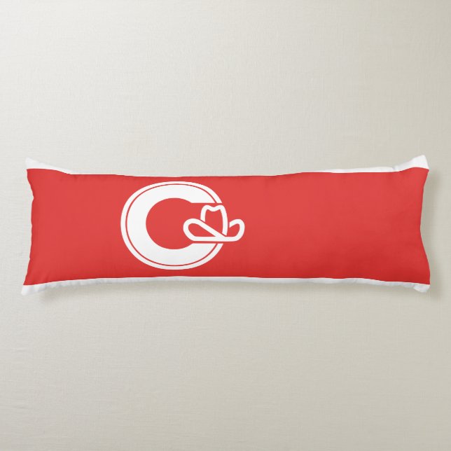 Flag of Calgary, Alberta Body Pillow (Front)