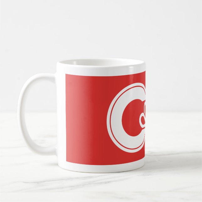 Flag of Calgary, Alberta Coffee Mug (Left)