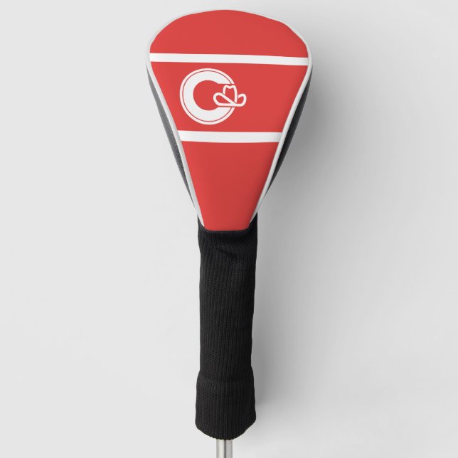 Flag of Calgary, Alberta Golf Head Cover (Front)