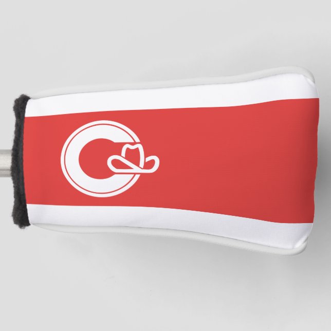 Flag of Calgary, Alberta Golf Head Cover (Front)