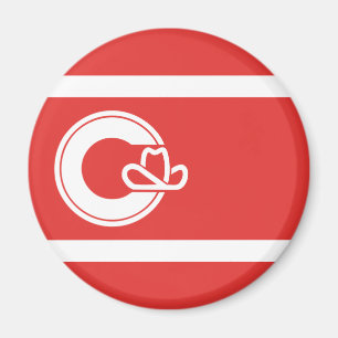Flag of Calgary, Alberta Magnet