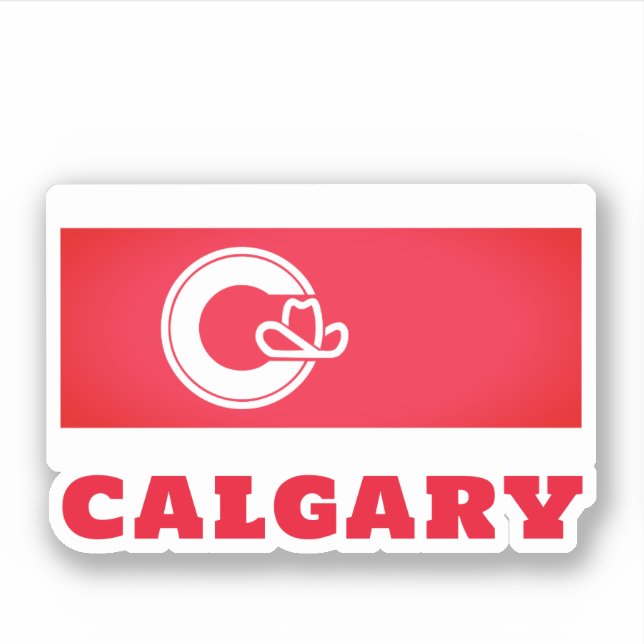 Flag of Calgary, CANADA (Front)
