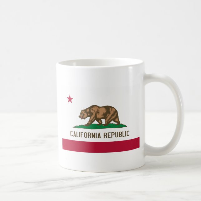 Flag of California Coffee Mug (Right)