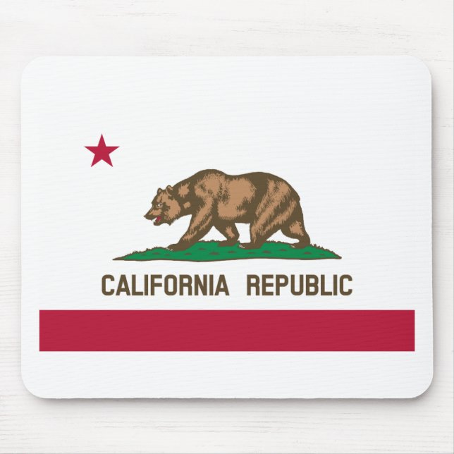 Flag of California Mouse Mat (Front)