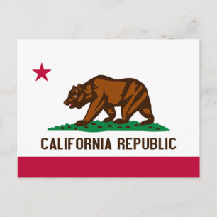 Flag of California Postcard