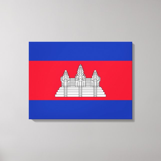 Flag of Cambodia Canvas Print (Front)