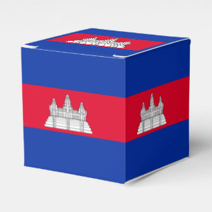 Flag of Cambodia Favour Box