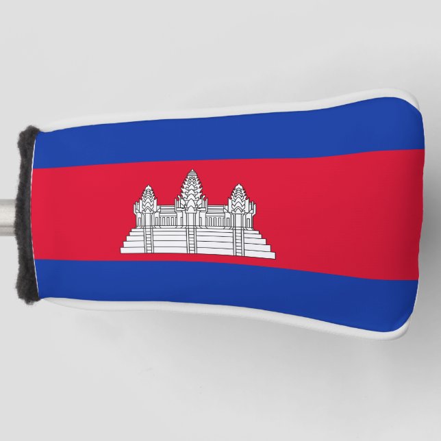 Flag of Cambodia Golf Head Cover (Front)