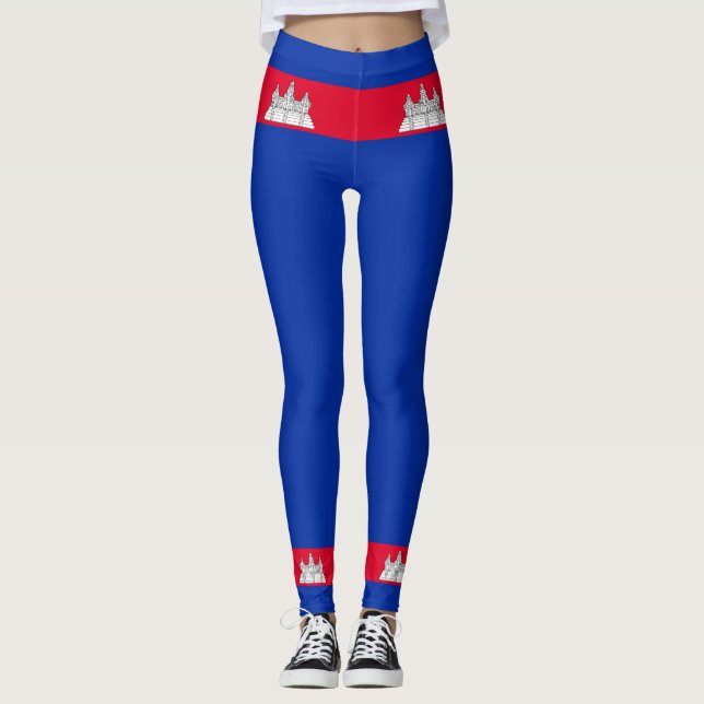 Flag of Cambodia Leggings (Front)