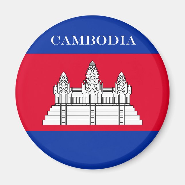 Flag of Cambodia Magnet (Front)