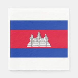 Flag of Cambodia Napkin