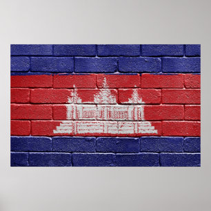Flag of Cambodia Poster