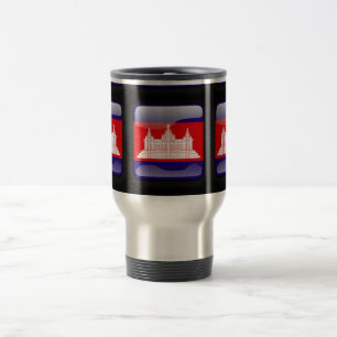 Flag of Cambodia Travel Mug