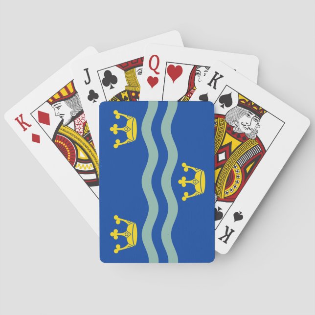 Flag of Cambridgeshire Playing Cards (Back)