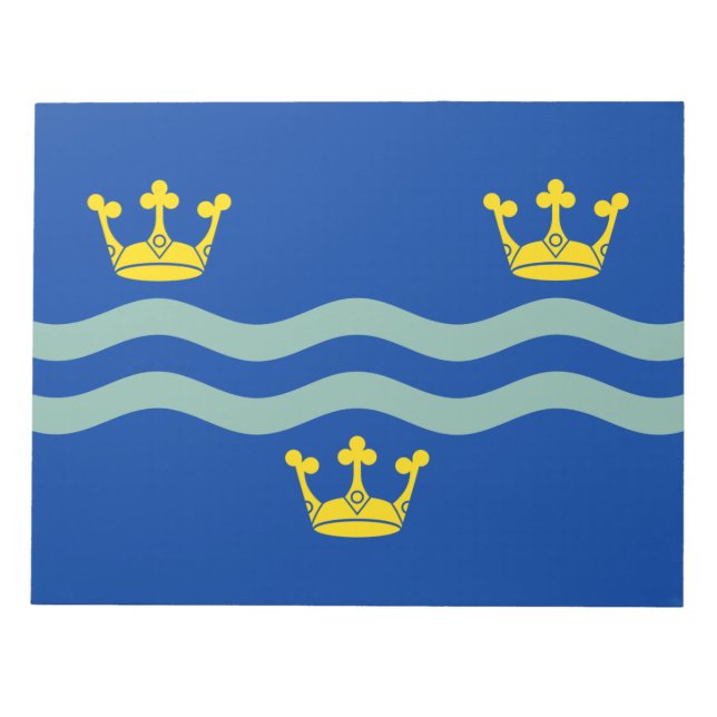Flag of Cambridgeshire (UK county) Notepad (Front)