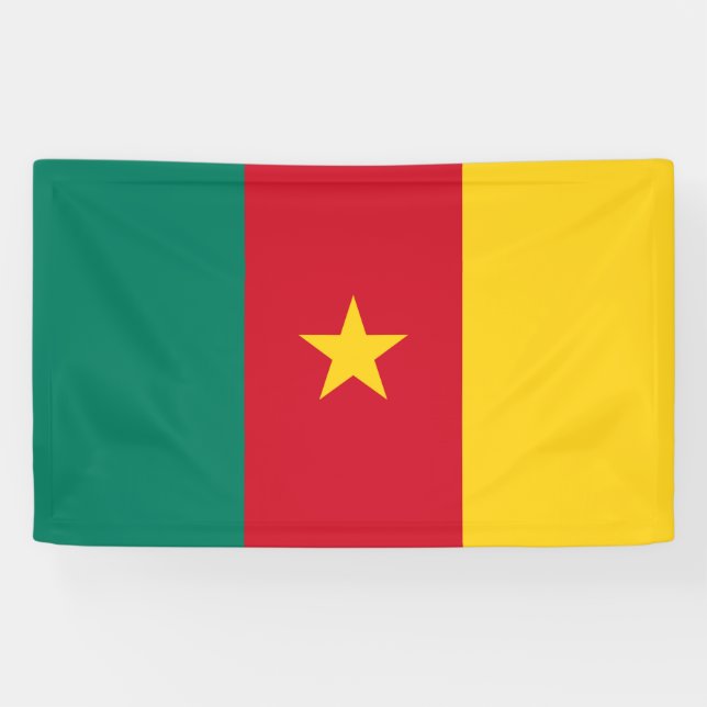 Flag of Cameroon Banner (Horizontal)