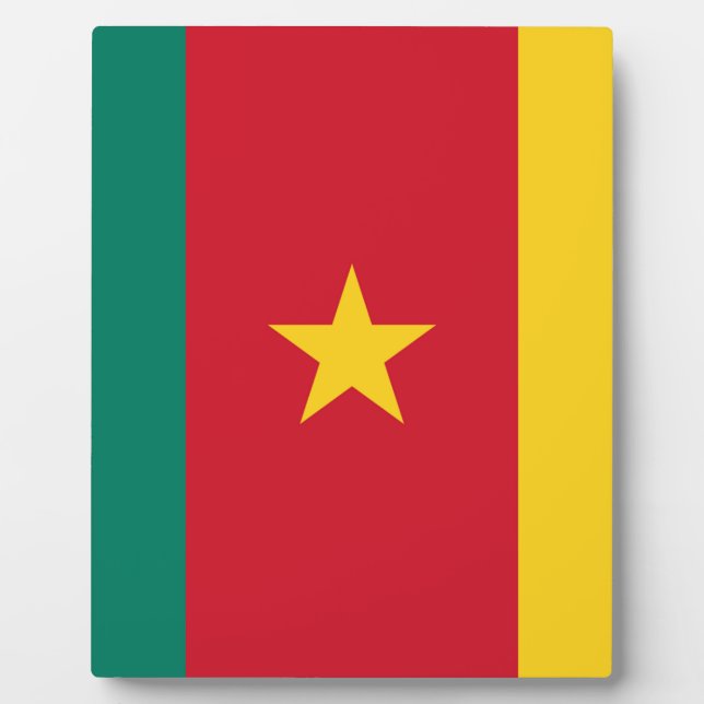 Flag of Cameroon Plaque (Front)