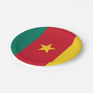 Flag of Cameroon Plate