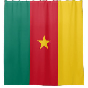 Flag of Cameroon Shower Curtain