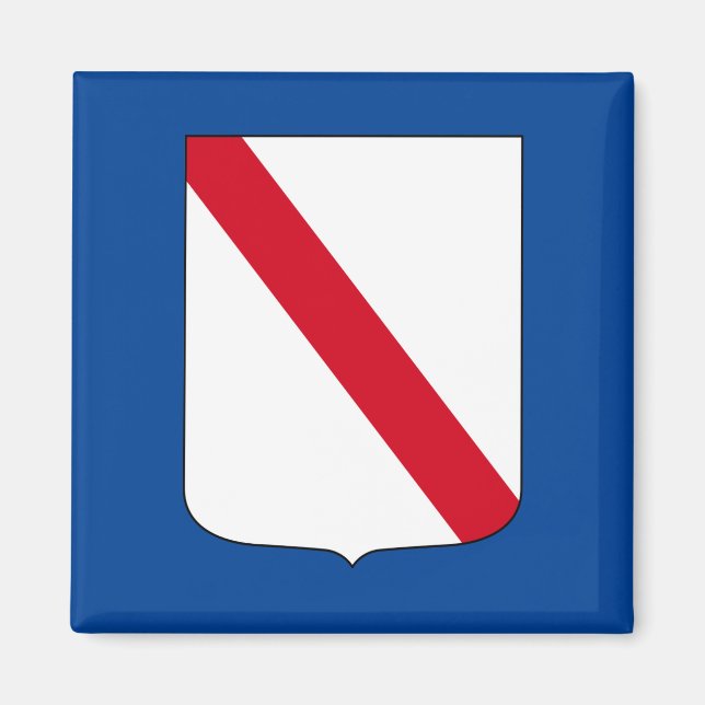 Flag of Campania (Italy)   Magnet (Front)