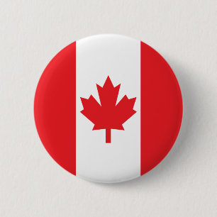 Flag of Canada 6 Cm Round Badge