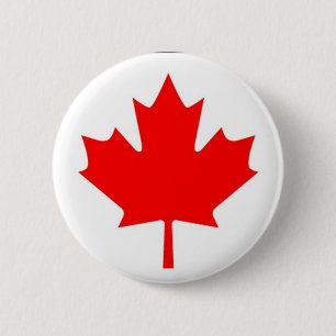 Flag of Canada 6 Cm Round Badge