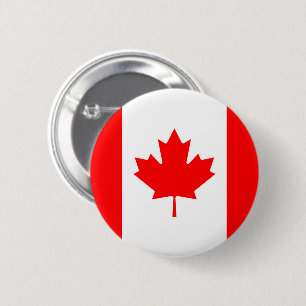 Flag of Canada 6 Cm Round Badge