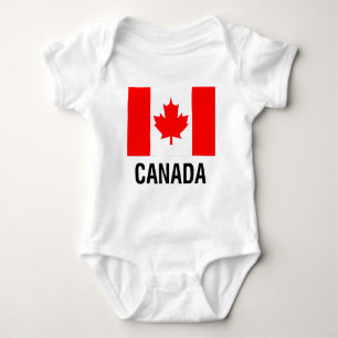 FLAG of CANADA Baby Bodysuit