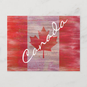 Flag of Canada - Canadian Flag - Personalise Postcard