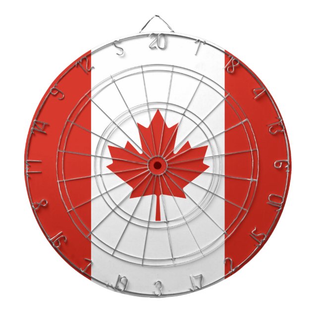 Flag of Canada Dartboard (Front)