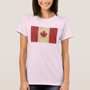 Flag of Canada Distressed T-Shirt