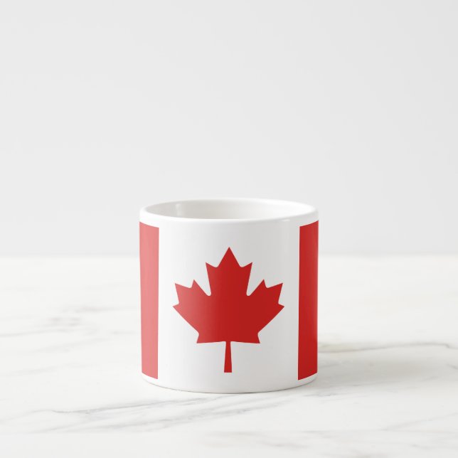 Flag of Canada Espresso Cup (Front)