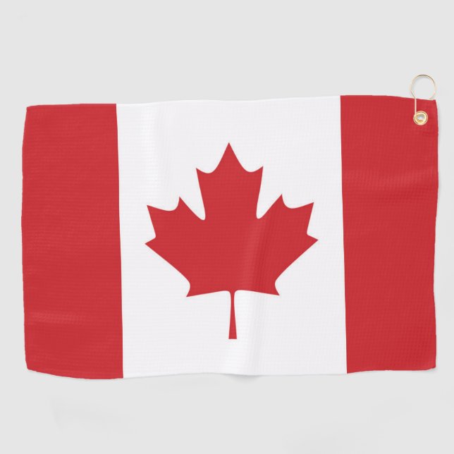 Flag of Canada Golf Towel (Horizontal)