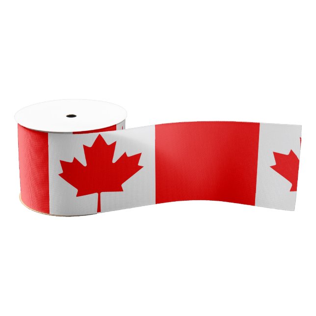 Flag of Canada Grosgrain Ribbon (Spool)