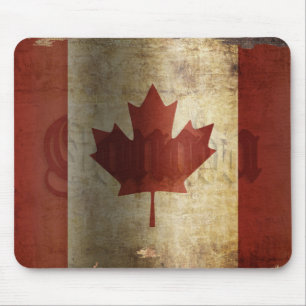 Flag of Canada / Grunge... Mouse Mat