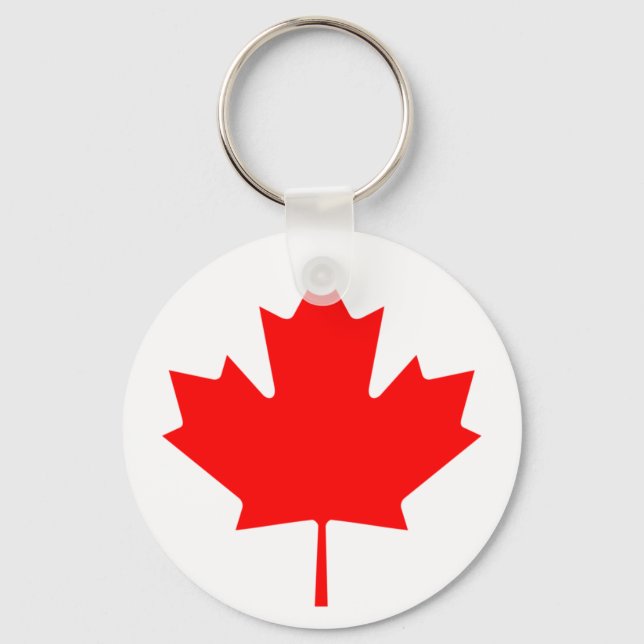 Flag of Canada Key Ring (Front)