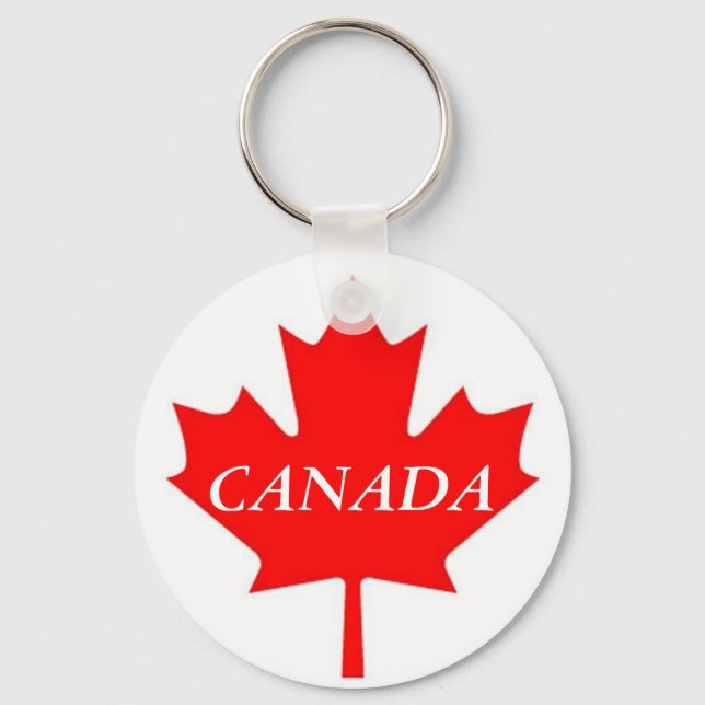 Flag of Canada Keychain (Front)