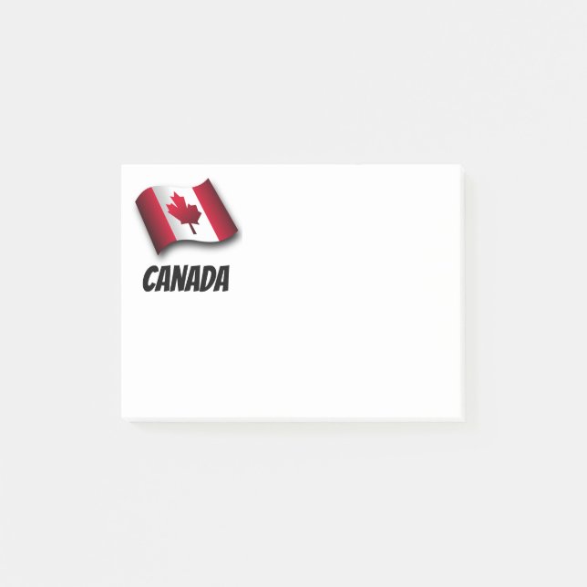 Flag of Canada, labelled Post-it Notes (Front)