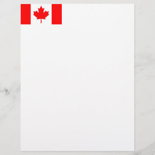Flag of Canada Letterhead