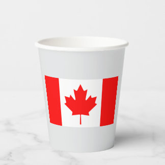 Flag of Canada Paper Cups