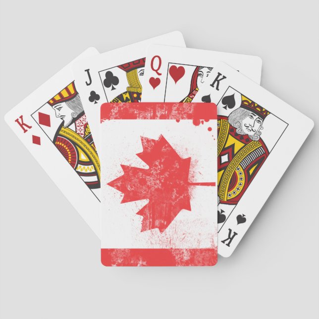 Flag of Canada Playing Cards (Back)