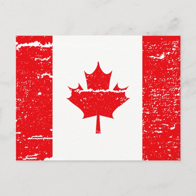 FLAG OF CANADA POSTCARD (Front)