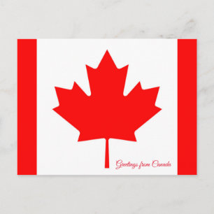 Flag of Canada Postcard