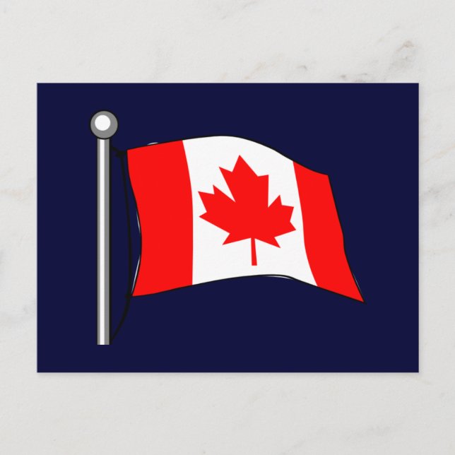 Flag of Canada Postcard (Front)